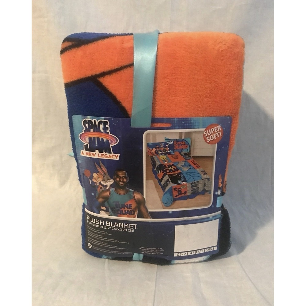 Space Jam: A New Legacy plush blanket featuring LeBron James Looney Tunes